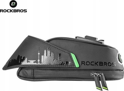 Çantë biçiklete RockBros nën sedilje, 1.5L, çlirim i shpejtë, e zezë