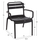 Karrige lounge oborri KORVER HM6333.02, polipropilen, 63.5x65x76cm, e zezë