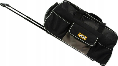 Çantë veglash JCB Tool Bag 26", dorezë teleskopike, me rrota, e zezë