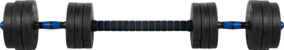 Сет тегови Rebel Active RB-2300, 2x10kg, битуменски, со поврзувач