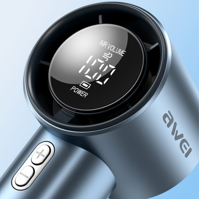 Ventilator dore Awei F38 Mini, portativ, blu