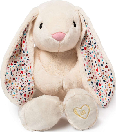 Lodër pelushi Whisbear Bunny Lumi, zhurmë e bardhë, llambë nate, ngjyrë krem