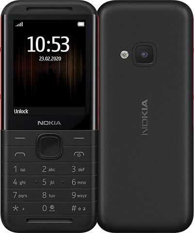 Telefoni Nokia 5310 DS, radio FM, MP3 player, i zi me të kuqe