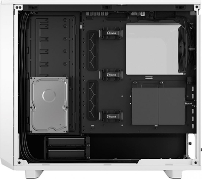 Kasë Fractal Design Meshify 2 TG Clear Tint, e bardhë, Midi Tower