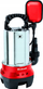 Pompa për ujë të ndotur Einhell GH-DP 6315 N, 17000 L/orë, kabllo 10 m, e kuqe e zezë