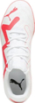 Atlete futbolli për në sallë PUMA FUTURE PLAY IT, për burra, me taban që s’rrëshqet, të bardha me rozë
