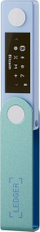Portofol hardware Ledger Nano X, Bluetooth, USB C, jeshile pastel