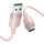 Kabllo USB Vention, USB A në USB C, 3A, 2m, rozë