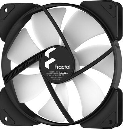 Ftohës Fractal Design Aspect 14 RGB, 140 mm, i zi