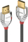 Kabllo Lindy HDMI në HDMI, 10 m, e argjendtë (37876)