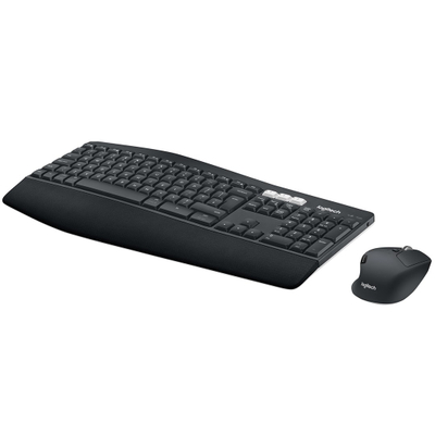 Set tastierë dhe maus Logitech MK850, QWERTZ Gjerman, Bluetooth, 2.4GHz, e zezë