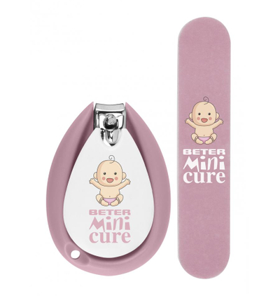 Set për thonjë për bebe BETER Mini Cure, rozë