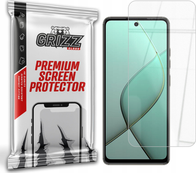 Xham mbrojtës GrizzProtector për Tecno Spark 20 Pro 5G, hibrid 9H, transparent