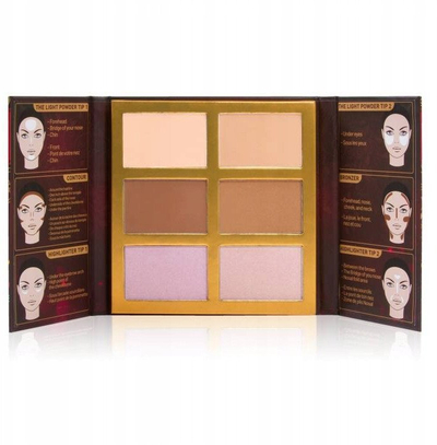 Paletë konturimi J.Cat Beauty Symphony Face Obsession, 6 nuanca, për fytyrë