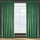 Perde Eurofirany Drape 371121, 140 x 250 cm, velvet, jeshile e errët