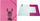 Dosje me goma në qoshe PAGNA Corner Zebra, DIN A4, karton, fuksia