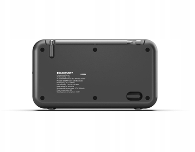Radio portative Denver DR8BK, DAB FM, Bluetooth, ekran 2.4", e zezë