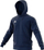 Bluza pilkarska Core 18 Hoody Junior granatowa r. 128 cm (CV3430)