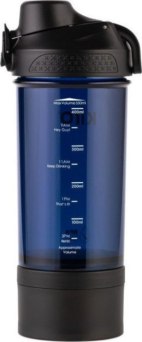 Shishe uji Kiro KI1109B, 550 ml, për kokteje dhe shake, e kaltër