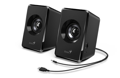 Altoparlantë kompjuteri Genius SP-U125, 2.1, me subwoofer, të zinj