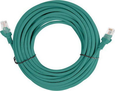 Kabllo interneti Lanberg RJ-45 / RJ-45 cat.5e, 10m, e gjelbër