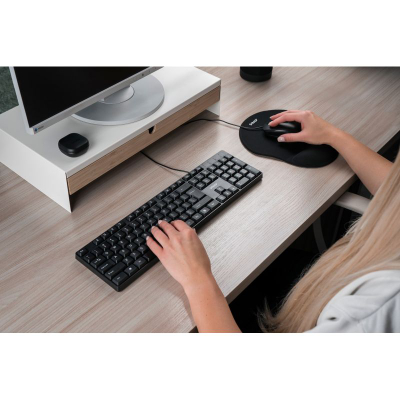 Tastierë SAVIO KB-01, me kabllo, USB, e zezë