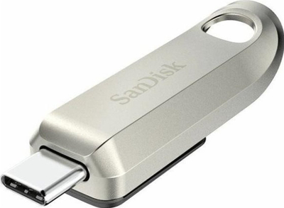 USB SanDisk Ultra Luxe, 128GB, Type C, argjendtë