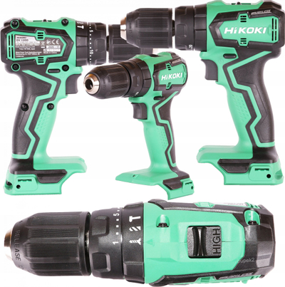 Trapano me goditje Hikoki DV18DDW4Z, 18V, Brushless, jeshile me të zezë