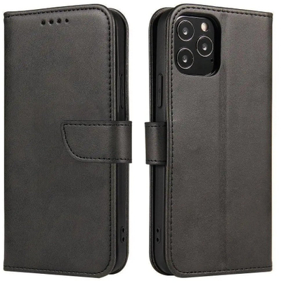 Këllëf magnetik për telefon Samsung Galaxy A73 5G, me kapak, i zi