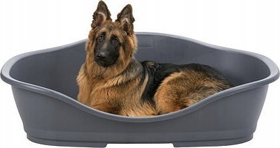 Shtrat plastik për qen Trixie Plastic Sleeper, 68 × 47 cm, ngjyrë kafe
