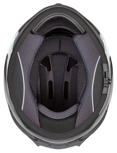 Helmetë integrale Cassida Aero Solid, polikarbonat, vizor Pinlock, e bardhë e zezë