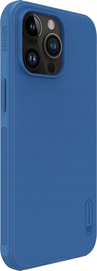 Mbulesë telefoni Nillkin Frosted Shield Pro për iPhone 15 Pro Max, TPU PC, blu