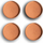 Magnete Zeller 11235, set 4 copë, 2.3cm, ngjyrë ari