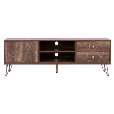 Set për TV Kaitlyn HM8652 150×39,5×51,5 cm, ari