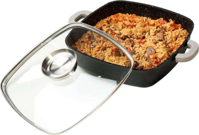 Tigan katror NAVA FUNTZIO, granit, 28 cm 4.7L, i zi