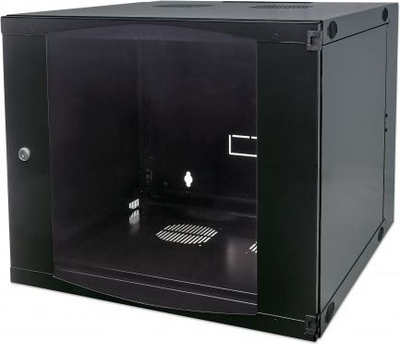 Kabinet muri rrjeti Intellinet Double Section, 15U, 19", ngjyrë e zezë