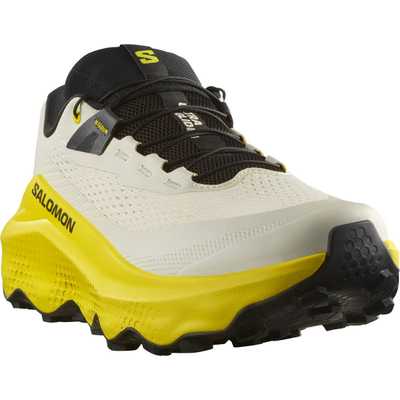 Патики за трејл трчање Salomon Ultra Glide 3, дишлива мрежа, ѓон Contagrip, бели со жолта боја