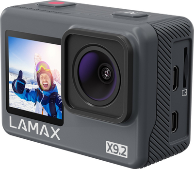 Екшн камера Lamax X9.2, 4K, екран на допир 2\", црна