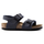 Sandale për kalamaj Birkenstock New York BS Jr, shollë anatomike, Birko Flor nubuck, bezhë