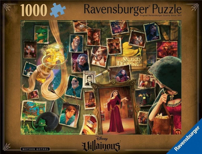 Puzzle Ravensburger Villainous Mother Gothel, 1000 pjesë, shumëngjyrësh