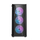 Kutia kompjuterike Darkflash DK352 Plus, Middle Tower, 4 ventilatorë RGB, e zezë