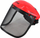 Mburojë për fytyrë AWTools Mesh Visor, rrjetë metalike, e zezë