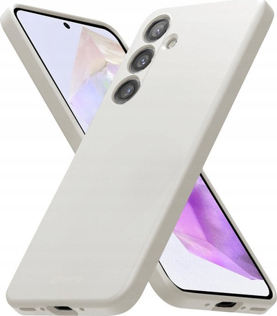 Mbulesë telefoni Crong Color Cover për Samsung Galaxy A35 5G, silikon, anti-shok, bezhë