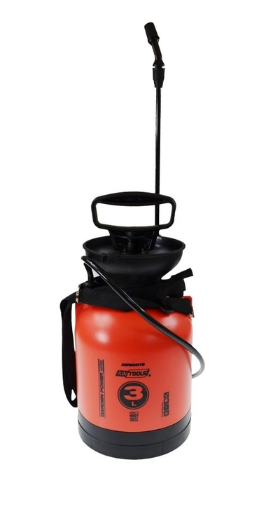 Pompë spërkatëse kopshti Awtools Garden Power Series, 3L, dorezë dhe rrip shpatulle, portokalli