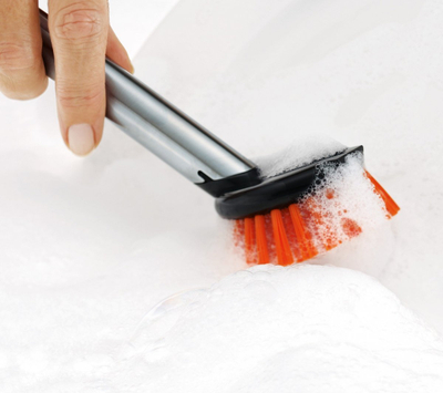 Furçë larëse Rosle Washing Up Brush, antibakteriale, çelik inox, e bardhë