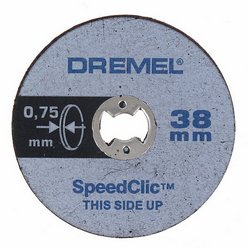 Disk prerës Dremel Speedclic, 38mm, 5 copë - 1