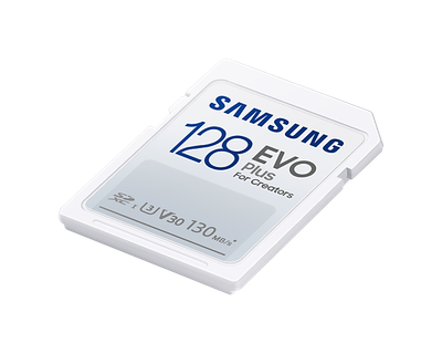 Kartë memorie Samsung EVO Plus, 128GB, SDXC UHS I Class 10