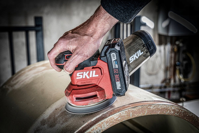 Lëmuse orbitale SKIL 3751 CA, pa kabllo, motor brushless, e kuqe