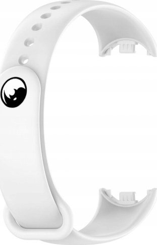 Rrip dore RhinoTech për Xiaomi Mi Band 8, silikon, i bardhë