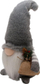Figurë dekorative Krishtlindjesh Koopman Gnome, LED, 38cm, gri